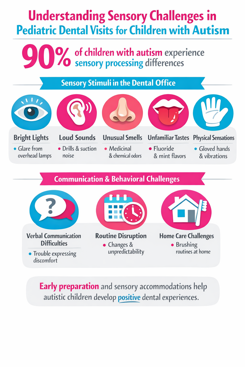 Understanding Sensory Challenges in Pediatric Dental Visits for Children with Autism