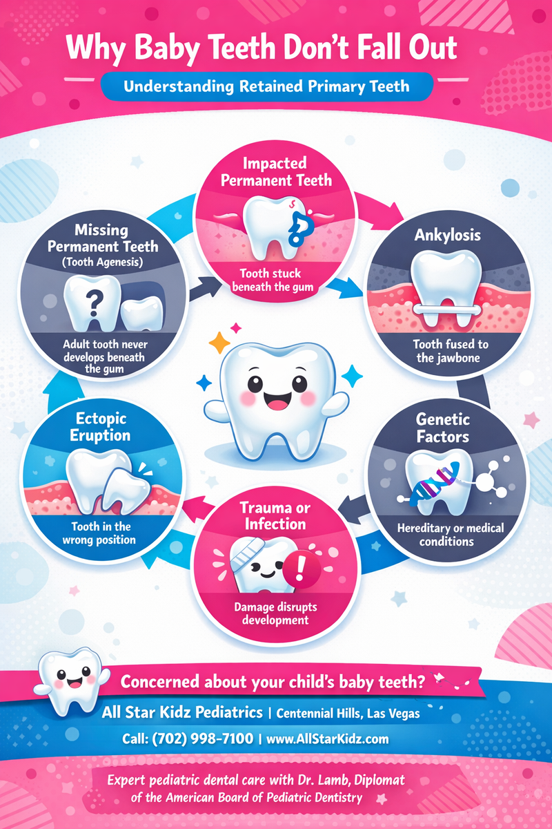 Why Baby Teeth Don't Fall Out