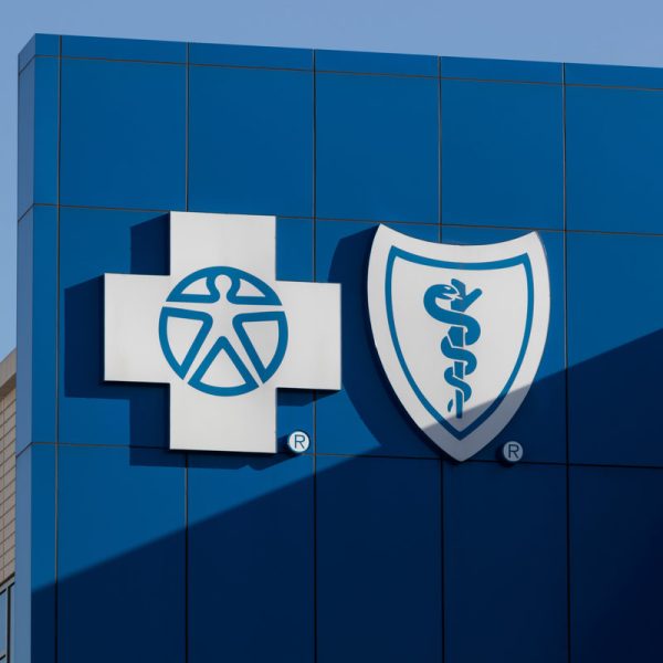 Cincinnati - Circa November 2020: Anthem Blue Cross Blue Shield Ohio office. Anthem is a trusted health insurance plan provider.